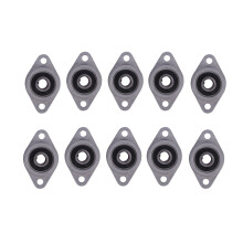 10pcs KFL08 8mm Zinc Alloy Pillow Block Bearing (FL08/K08) - 8mm Bore, Linear Shaft Housing
