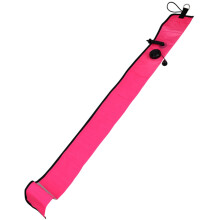 Bouée de signalisation de surface gonflable de plongée sous-marine de 1 m, tube de signalisation de flotteur de visibilité, saucisse, rouge