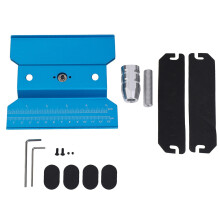 Metal RC Car Workstation Work Stand Repair Rotation for 1/8 1/10 1/12 1/16 Scale Models,Blue