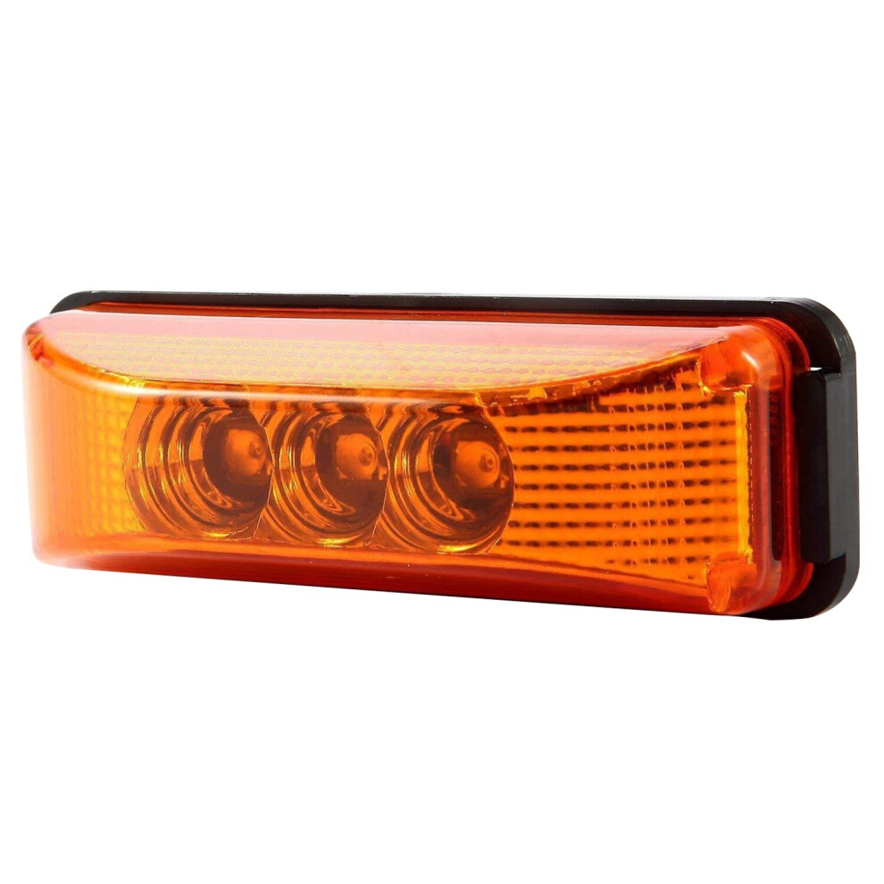 3 Led 3.9Inch Car Truck Side Marker Tail Rear Indicator Marker 10-24V For Trailer Rv Boat Lorry Light 4761978938738
