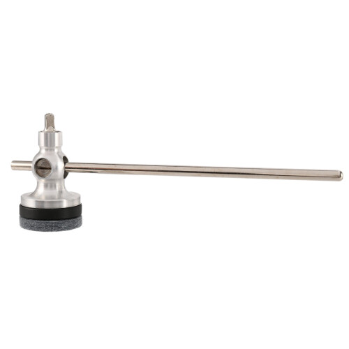 Drum Hammer with Felt Head for Bass Drum Pedals Beater Percussion Instrument Parts,Silver