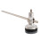Drum Hammer with Felt Head for Bass Drum Pedals Beater Percussion Instrument Parts,Silver 4