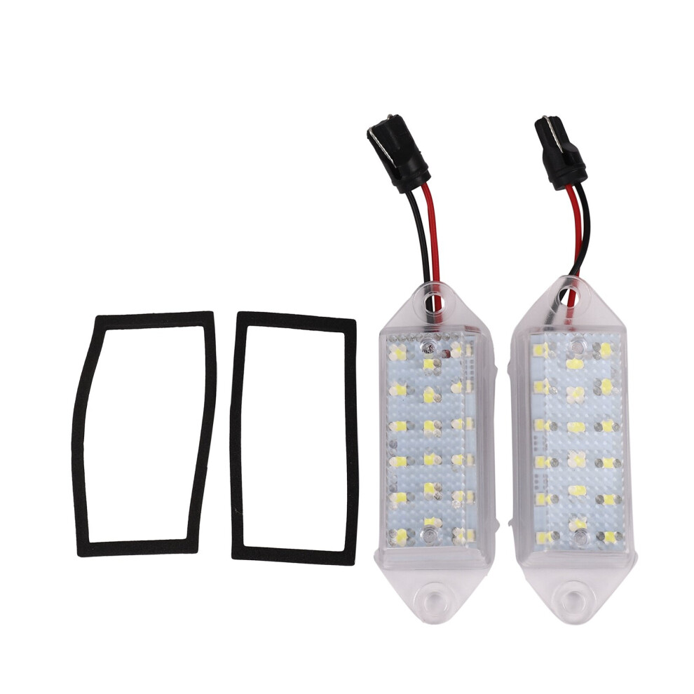 2Pcs Error Free Led Number Plate Bulbs 18Smd Led License Plate Lamp For X 2003-2017 White/Light 4761978907376