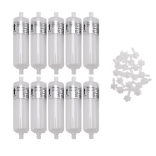 Lot de 10 filtres à encre à capsule de 80 mm de long pour imprimante à solvant Myjet Crystaljet Gongzheng Jhf Vista Xaar