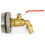 2 Inch Drum Faucet Brass Barrel Faucet with EPDM Gasket for 55 Gallon Drum 4