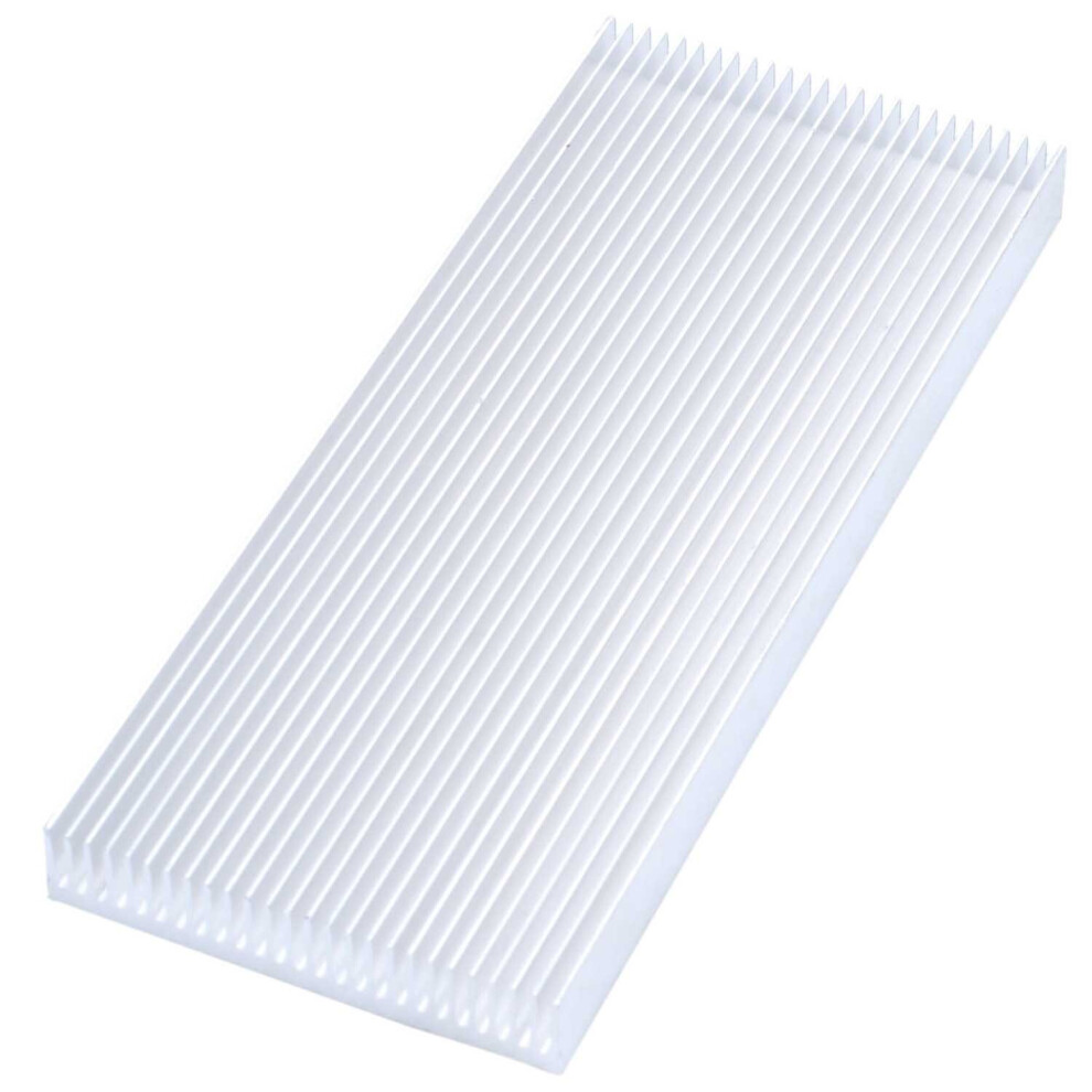Aluminum Heat Sink Heatsink For Led Amplifier Transistor 100X41x8mm Silver 4761978995083