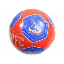 Crystal Palace Hex Design Football Size 5 Ball Official Merchandise