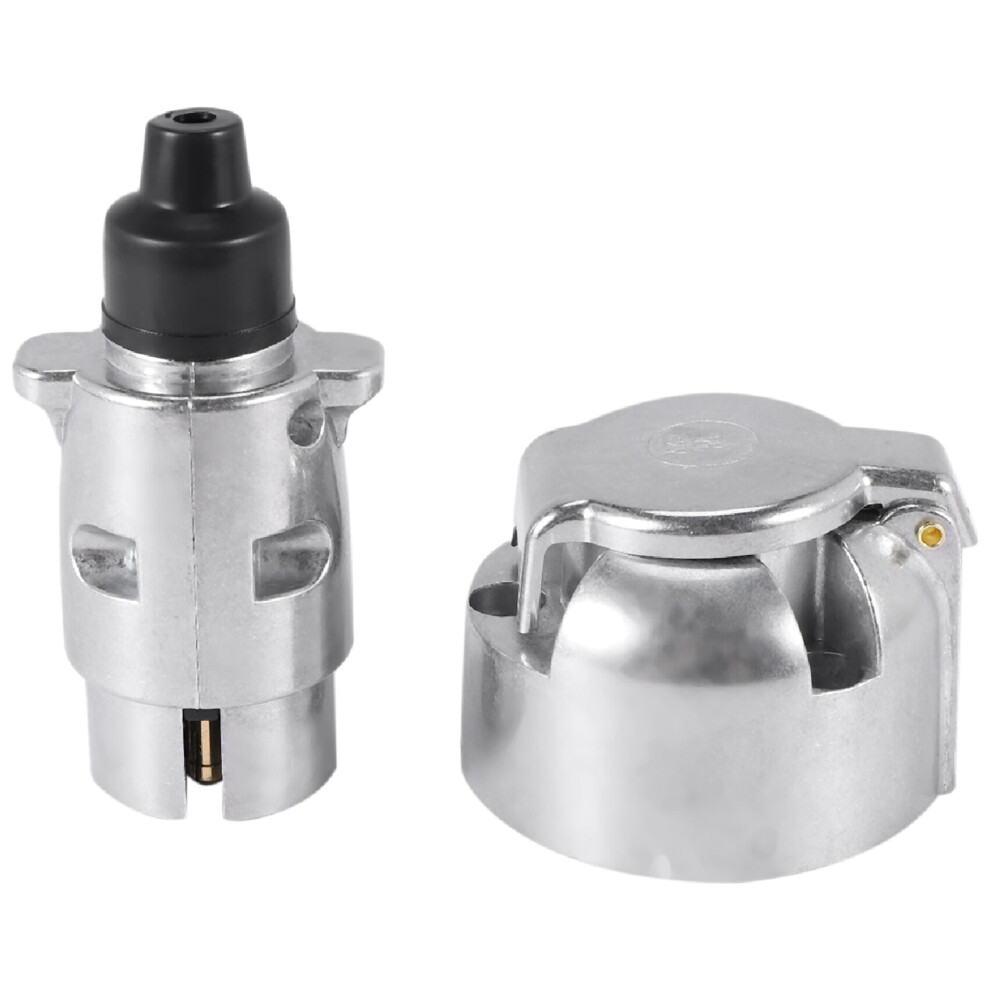 Accessoires de remorque - Prise de remorque à 7 broches Prises RV 12 V Barre de remorquage Remorquage Remorque en métal à 7 broches