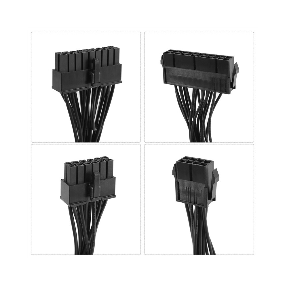 Motherboard Power Conversion Cable 24Pin to 18Pin, 8Pin to 12Pin, Support ATX Power Supply, Suitable for HP Z440 Z640