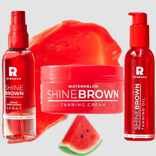 Byrokko BYROKKO Original Shine Brown Watermelon Tanning BUNDLE 3IN1