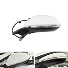 Car Electric Folding Rearview Mirror Assembly Heating Mirror with Light for Golf 7 MK7 2014-2016 5GG 857 507 a Left