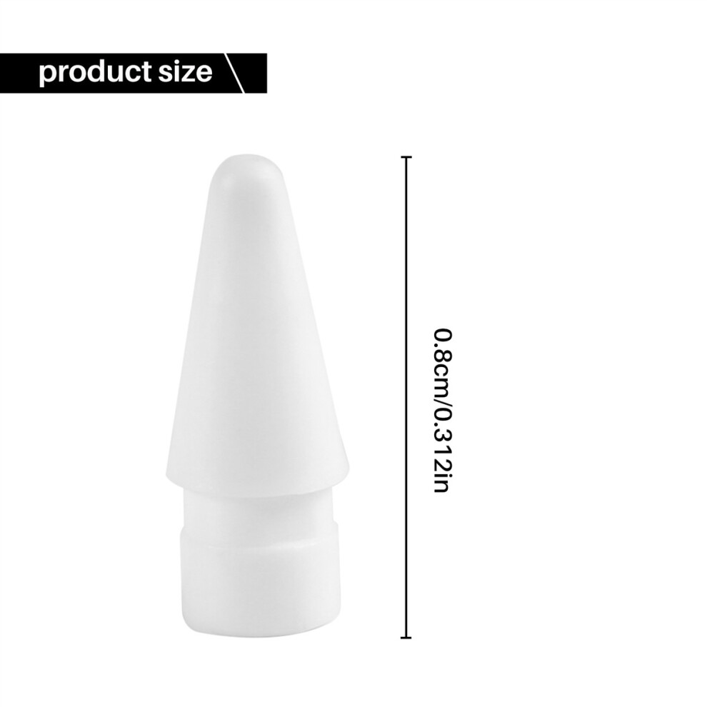 Photos - Other for Computer Jojomino 4 Pack Replacement Tip for Apple Pencil Nibs for Apple Pencil 1St & 2Nd Generation  (White)