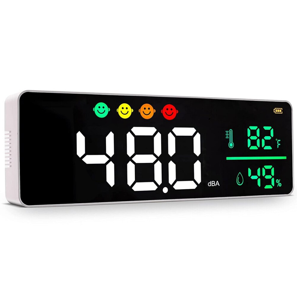 3-In-1 Decibel Meter Sound Level Reader+Humidity & Temperature, Classroom Noise Meter,Decibel Reader Noise Decibel Meter 4761883665057