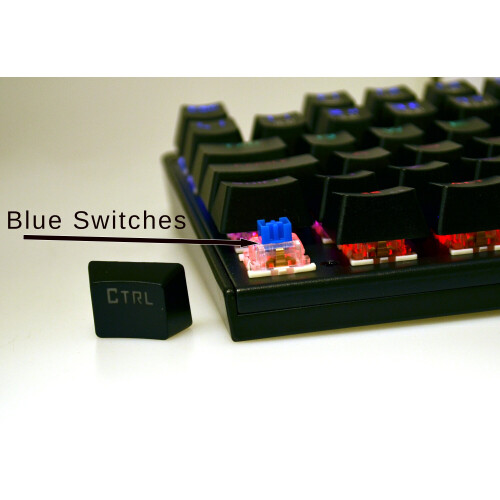 Aukey LED Backlit 105 Key Mechanical Keyboard (KM-G6) 2