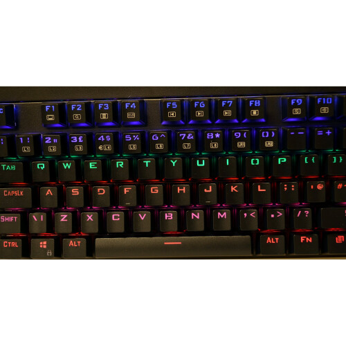 Aukey LED Backlit 105 Key Mechanical Keyboard (KM-G6) 1