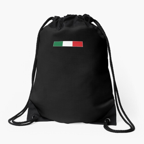 Drawstring Bag Italy flag Sport Gym Shoe Backpack