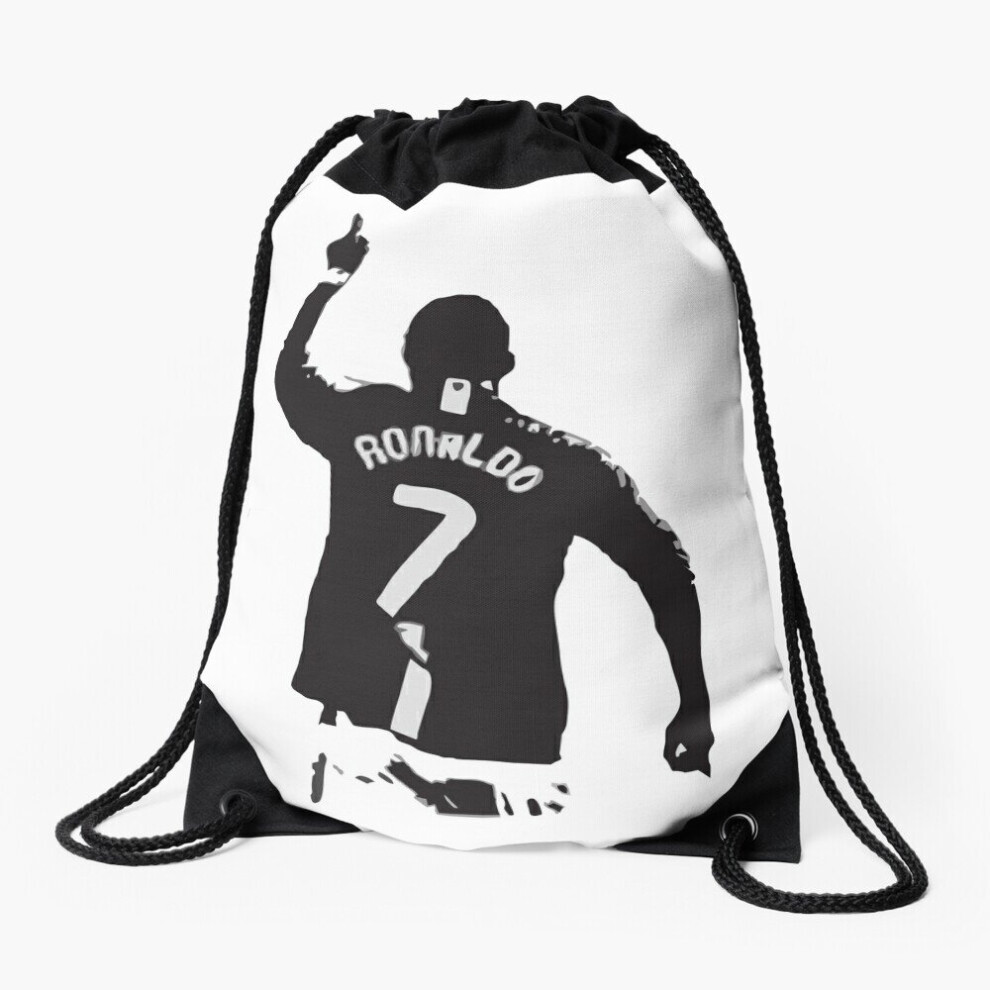 Famgem Drawstring Bag Cristiano Ronaldo Sport Gym Shoe Backpack
