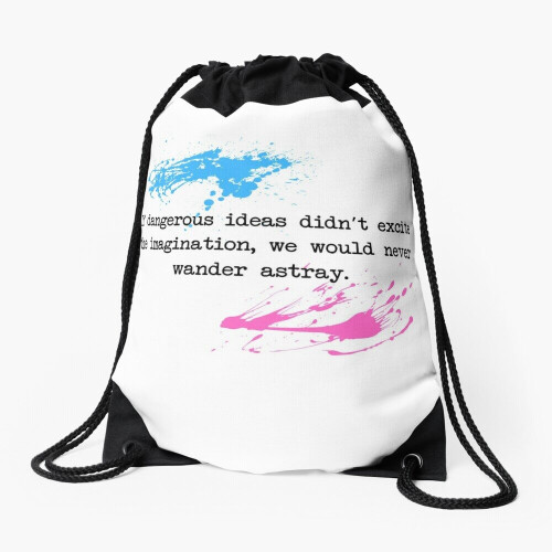 Drawstring Bag Dangerous Ideas Sport Gym Shoe Backpack on OnBuy