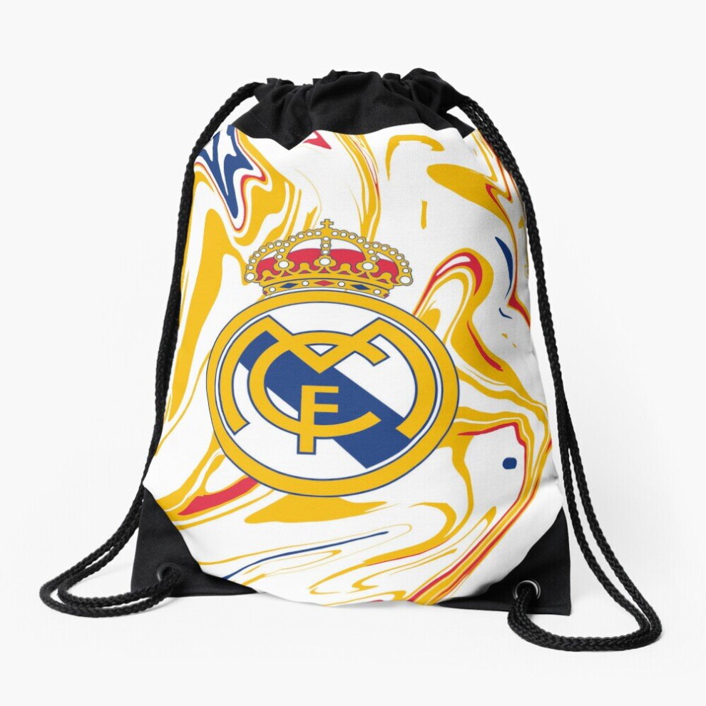 Drawstring Bag Real Madrid Colorful  Sport Gym Shoe Backpack