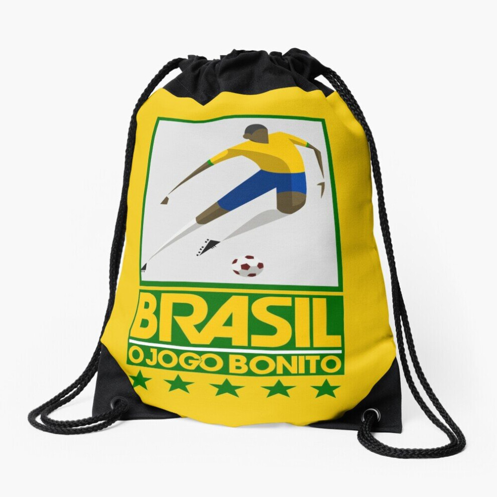Famgem Unisex Drawstring Bag O Jogo Bonito Sport Gym Shoe Backpack