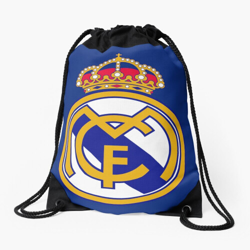 Drawstring Bag MADRID-REAL LOGO Sport Gym Shoe Backpack