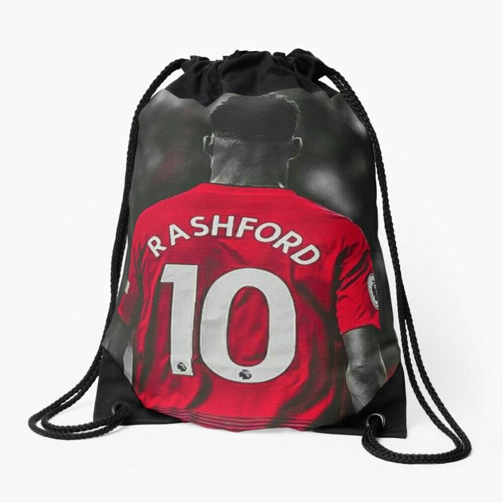 Drawstring Bag Marcus Rashford Sport Gym Shoe Backpack