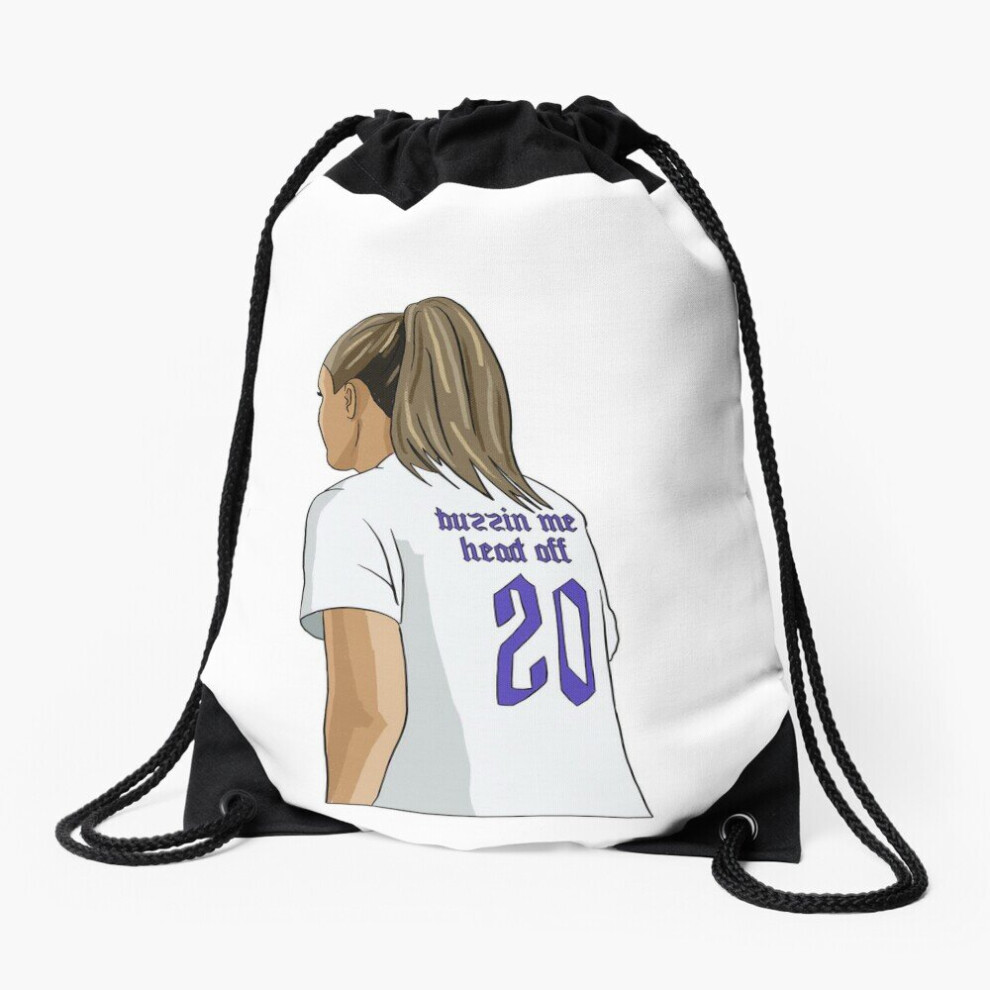 Drawstring Bag ella toone buzzin me head off Sport Gym Shoe Backpack