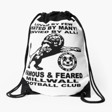 Drawstring Bag Famous Millwall Football Club Sport Gym Shoe Backpack