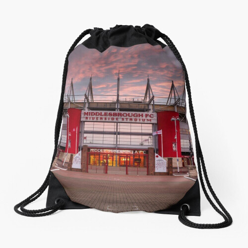 Drawstring Bag The Riverside Stadium, Middlesbrough Sport Gym Shoe Backpack