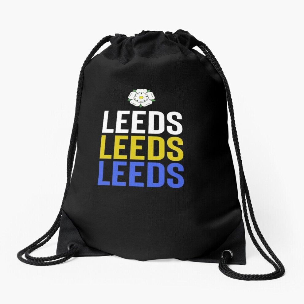 Drawstring Bag Leeds Leeds Leeds Sport Gym Shoe Backpack