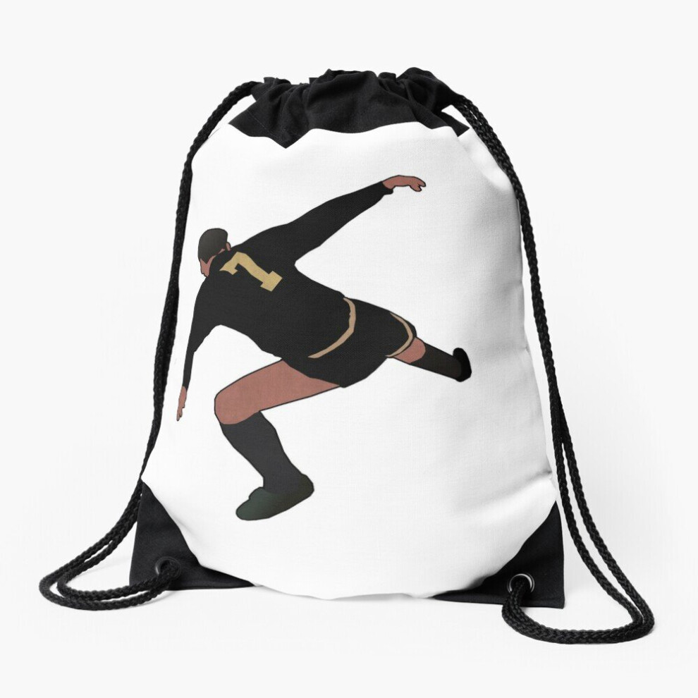 Famgem Unisex Drawstring Bag Cantona Kung Fu Kick Sport Gym Shoe Backpack