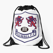 Drawstring Bag Millwall FC Sport Gym Shoe Backpack