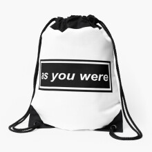Drawstring Bag Oasis As You Were Sport Gym Shoe Backpack