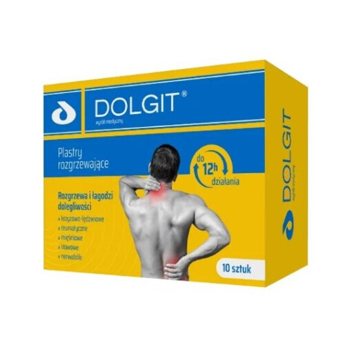 Dolgit, warming patches, plastry rozgrzewajace, 10 pcs