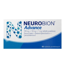 Neurobion Advance B1 B6 B12 , 30 film-coated tablets