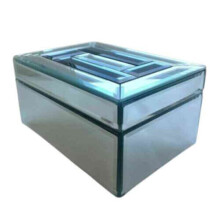 Royal Crest Leonardo Smokey Glass Mirrored Jewellery Box Gift Box