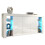 Creative Furniture Eden 164cm LED Sideboard with White Gloss Doors - E115 6