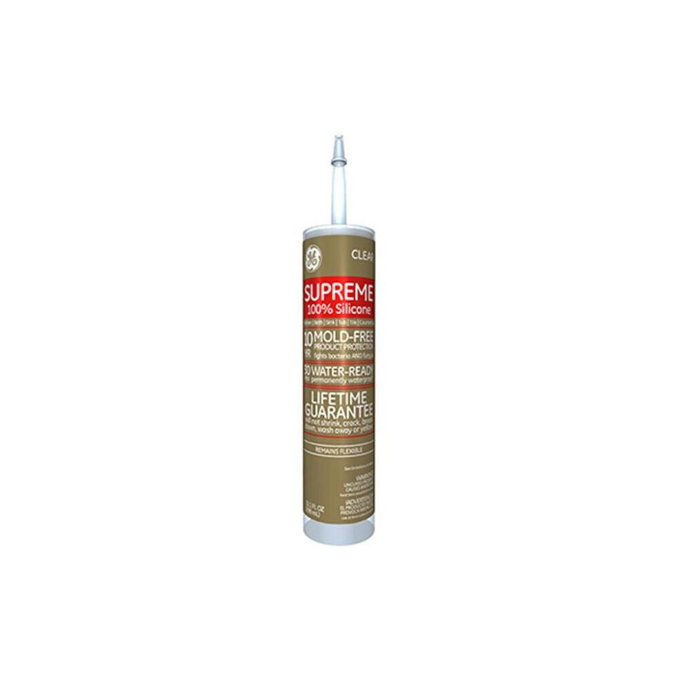 Momentive Perform Material M90006 10.1 Oz. Kitchen Bath & Plumbing Supreme Silicone, Clear 758218975244