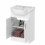 NES Home Dyon 550mm Floor Standing Assembled Vanity Basin Unit White 5