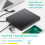 5 In 1 External Slim USB 3.0 Optical Drive Type C Portable DVD CD Laptop Reader 4
