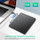 5 In 1 External Slim USB 3.0 Optical Drive Type C Portable DVD CD Laptop Reader 6