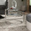 Eternity Coffee Table with Swivel Motion, Metal Chrome/Clear 1