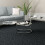 Eternity Coffee Table with Swivel Motion, Metal Chrome/Clear 6