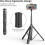 ATUMTEK 1.3m Selfie Stick Tripod, All in One Extendable Phone Tripod Stand 5