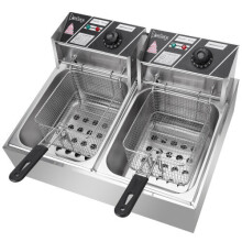 ZOKOP EH82 2500W 220-240V 12.7QT/12L Stainless Steel Electric Fryer