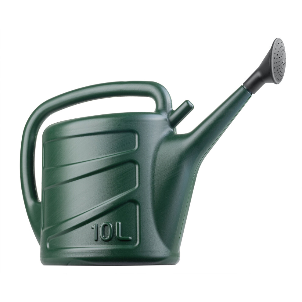 (Green, 10L) 5L to 10L Watering Can with Detachable Rose Head