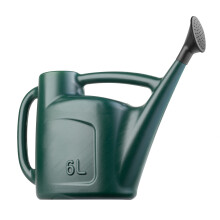 (Green, 6L) 5L to 10L Watering Can with Detachable Rose Head