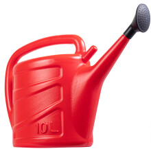 (Red, 10L) 5L to 10L Watering Can with Detachable Rose Head
