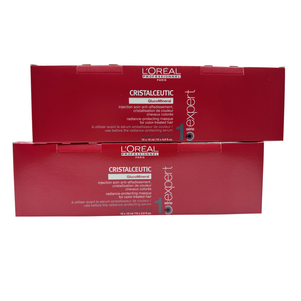 L'Oreal Cristaceutic GlucoMineral Radiance Protecting Masque 15 x 0.06 OZ 2 pack