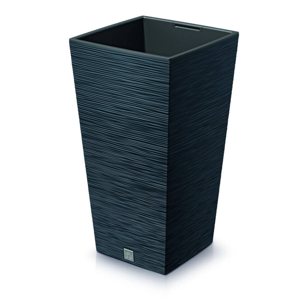 (400, Anthracite) 65/75cm XL Tall FURU Square Planters Flower Plant Pot Indoor Outdoor Garden Deco